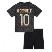 Paris Saint-Germain Ousmane Dembele #10 3rd trikot Kinder 2023-24 Kurzarm (+ Kurze Hosen)